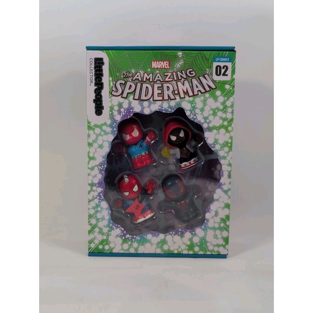 Fisher Price Little People THE AMAZING SPIDERMAN Figure Set NW Issue 02